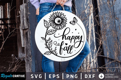 Happy fall SVG SVG Regulrcrative 