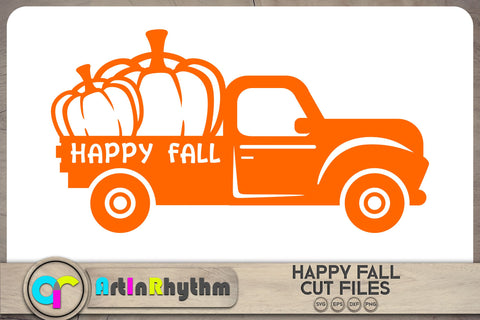 Happy fall truck SVG SVG Artinrhythm shop 