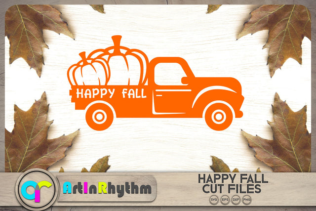 Happy fall truck SVG SVG Artinrhythm shop 