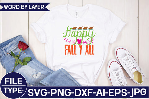 Happy Fall Y All SVG Cut File SVG Studio Innate 