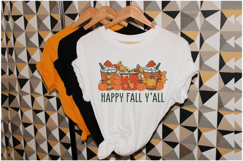 Happy Fall Y'all Autumn Sublimation Sublimation Jagonath Roy 