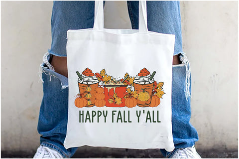 Happy Fall Y'all Autumn Sublimation Sublimation Jagonath Roy 