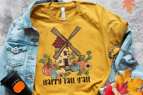 Happy Fall Yall Farm Sublimation Sublimation LAM HOANG THUY 