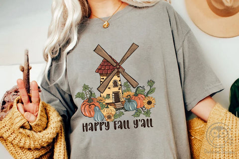 Happy Fall Yall Farm Sublimation Sublimation LAM HOANG THUY 