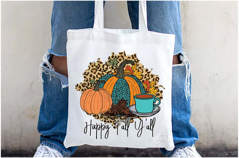 Happy Fall Y'all Leopard Sublimation Sublimation Jagonath Roy 