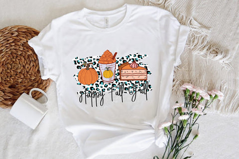 Happy Fall Y'all Pumpkin Spice Sublimation Sublimation Jagonath Roy 