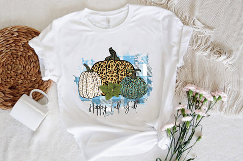 Happy Fall Y'all Pumpkin Sublimation Sublimation Jagonath Roy 
