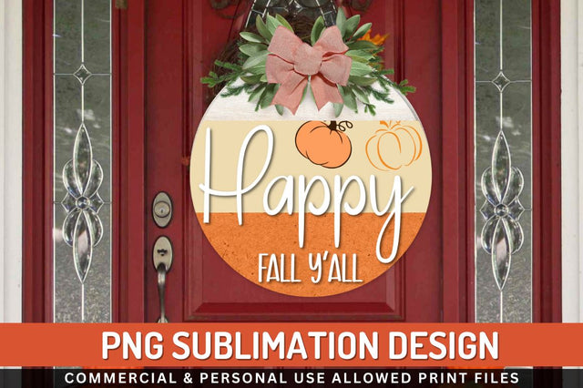 Happy fall y'all Sublimation PNG Sublimation Regulrcrative 