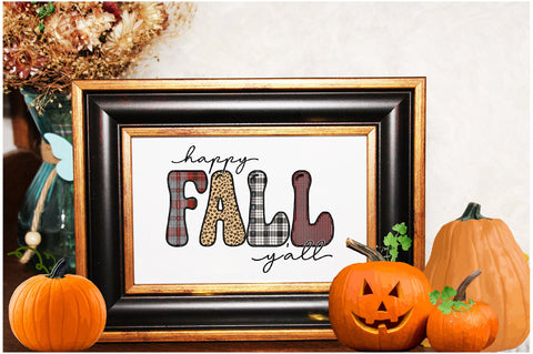 Happy Fall Y'all Sublimation Sublimation Jagonath Roy 
