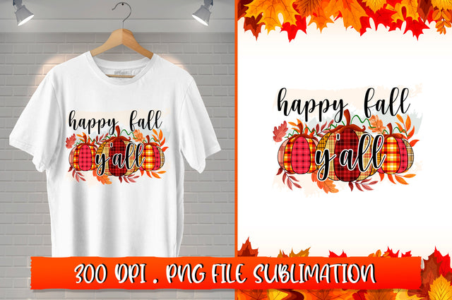 Happy fall yall Sublimation SVG Shetara Begum 