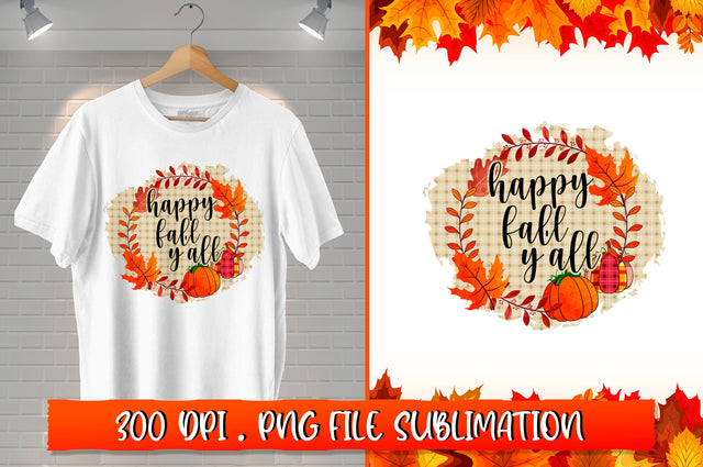 Happy fall yall Sublimation SVG Shetara Begum 
