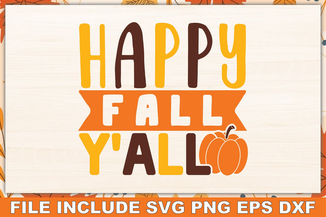 Happy fall y'all SVG Ariyan 