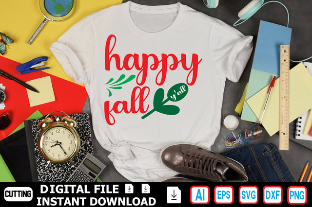 Happy Fall Y'all SVG Craftlabsvg24 