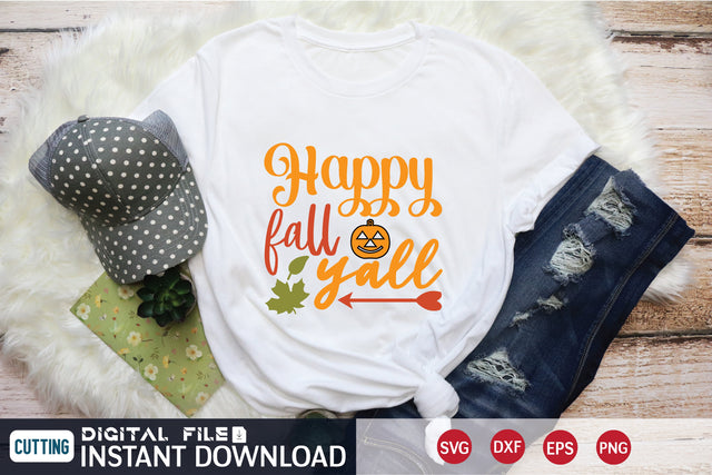 happy fall y'all SVG designer krishna 