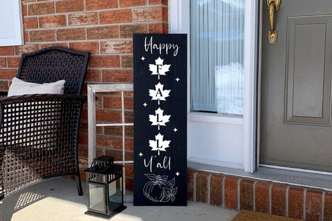 Happy Fall Y'all SVG - Fall Farmhouse Sign SVG SVG CraftLabSVG 