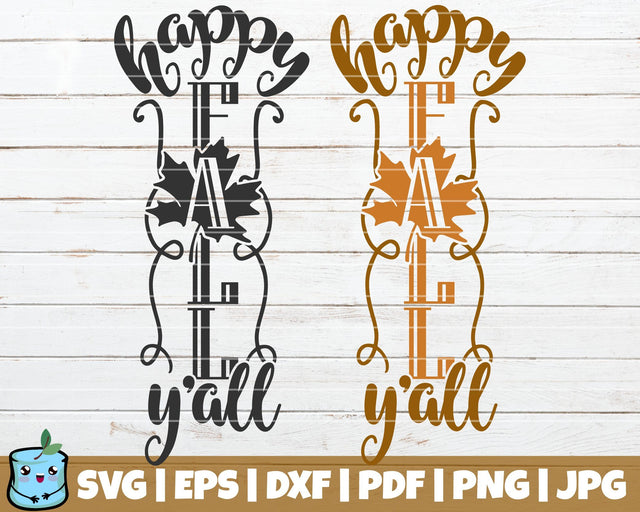 Happy Fall Y'all SVG MintyMarshmallows 