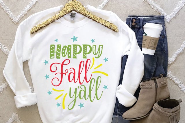 Happy Fall Y'all SVG SVG Creativeart88 