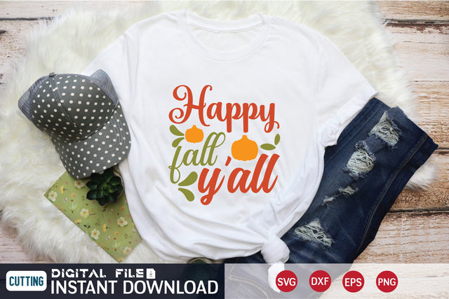 happy fall y'all svg SVG designer krishna 