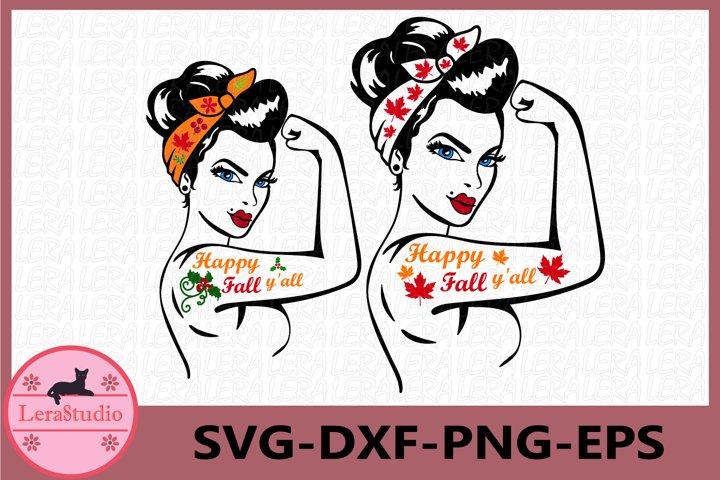 Happy Fall Y'all SVG SVG Lerastudio 