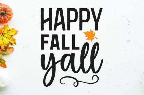 Happy fall yall SVG SVG Regulrcrative 