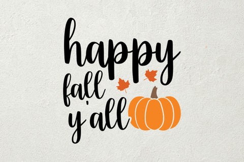 Happy fall y'all SVG SVG Regulrcrative 