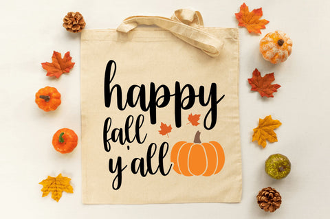 Happy fall y'all SVG SVG Regulrcrative 