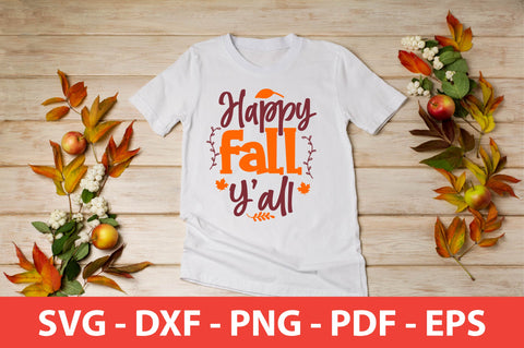 Happy Fall Y'all SVG SVG shah alam 