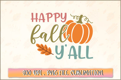 Happy fall y'all SVG SVG Shetara Begum 