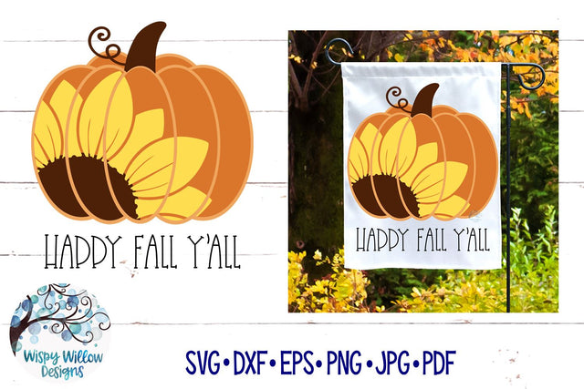 Happy Fall Y'All Svg SVG Wispy Willow Designs 