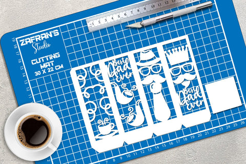 Happy Father Day Lantern 3D Paper zafrans studio 