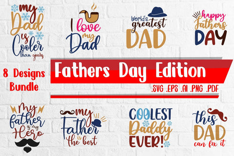 Happy Fathers day Bundle svg SVG zafrans studio 