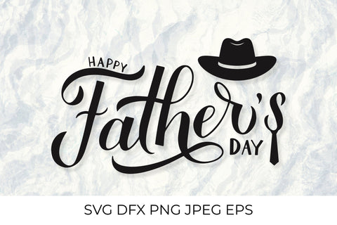 Happy Father’s Day calligraphy hand lettering SVG LaBelezoka 