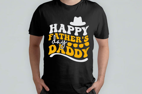 Happy Father's Day Daddy T-shirt Design SVG MStudio 