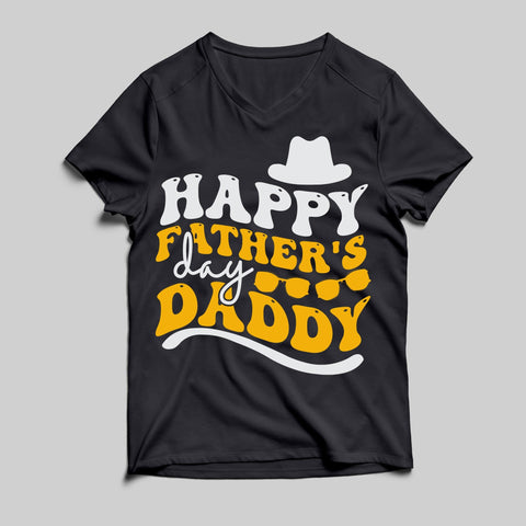 Happy Father's Day Daddy T-shirt Design SVG MStudio 