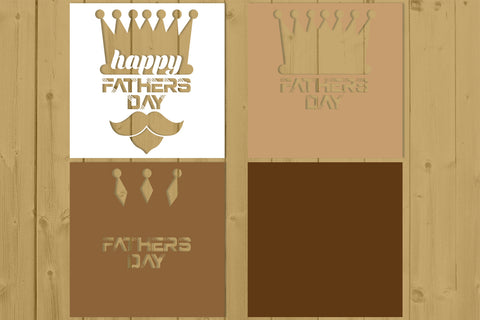 Happy Fathers Day Layered Papercut 10 Svg Eps Ai Png Pdf 3D Paper zafrans studio 