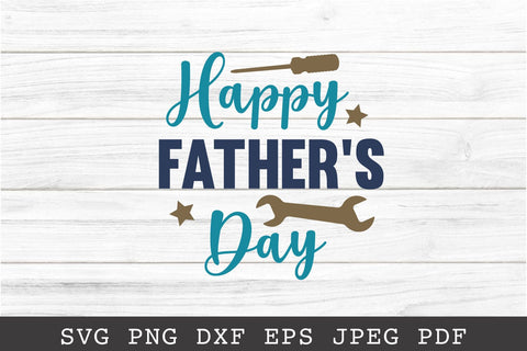 Happy Father's Day | Mechanic, Garage SVG SVG Shine Green Art 