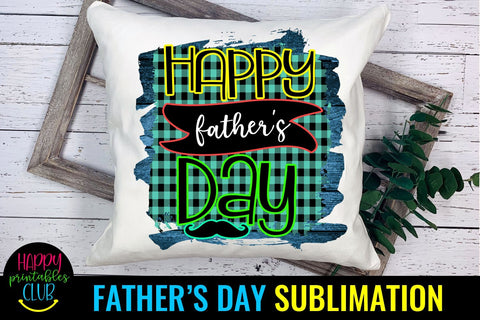 Happy Father's Day Sublimation- Father's Day Sublimation PNG Sublimation Happy Printables Club 