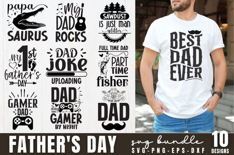 Happy Father's Day SVG bundle SVG DESIGNISTIC 