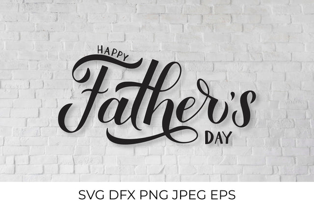 Happy Father’s Day SVG calligraphy hand lettering SVG LaBelezoka 
