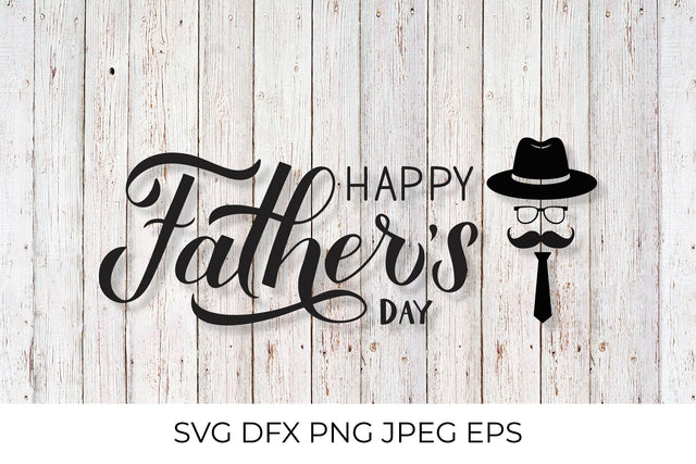 Happy Father’s Day SVG. Calligraphy hand lettering SVG LaBelezoka 