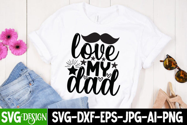 Happy Father's Day SVG Cut File, DAD SVG Cut File, Proud Dad SVG Quotes, Dad Sublimation , Father's Day SVG Quotes SVG BlackCatsMedia 