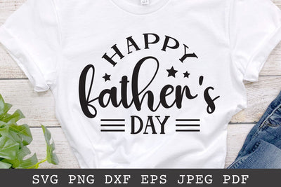 Happy Father's Day SVG Cut File SVG Shine Green Art 