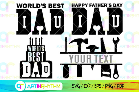 Happy father's day svg, daddy svg, dad svg SVG Artinrhythm shop 