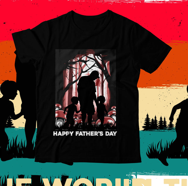 Happy Father's Day SVG Design, Best Dad Ever SVG Cut File, Father's Day T-Shirt Design, Father's Day Sublimation Design, Dad Sublimation Design, Dad SVG Quotes SVG BlackCatsMedia 