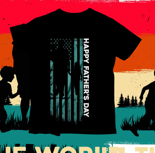 Happy Father's Day SVG Design, Best Dad Ever SVG Cut File, Father's Day T-Shirt Design, Father's Day Sublimation Design, Dad Sublimation Design, Dad SVG Quotes SVG BlackCatsMedia 