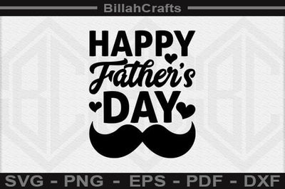Happy Fathers Day SVG File SVG BillahCrafts 