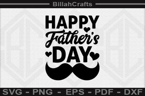 Happy Fathers Day SVG File SVG BillahCrafts 