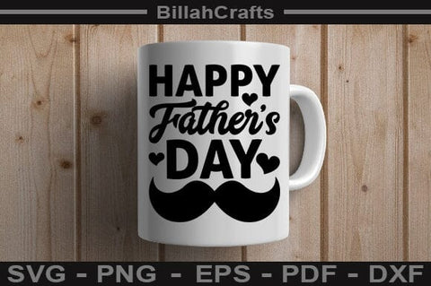 Happy Fathers Day SVG File SVG BillahCrafts 