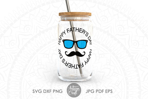 Happy Fathers day SVG, sunglasses, moustache SVG Artisan Craft SVG 