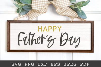 Happy Fathers Day SVG SVG Shine Green Art 